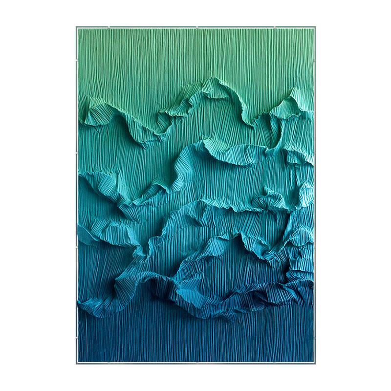 3D Wave Abstract Painting VisionHouseArt