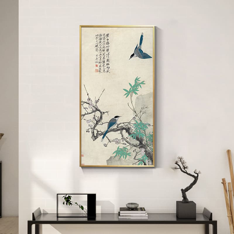 Chinese Plum Blossom And Bird Painting VisionHouseArt