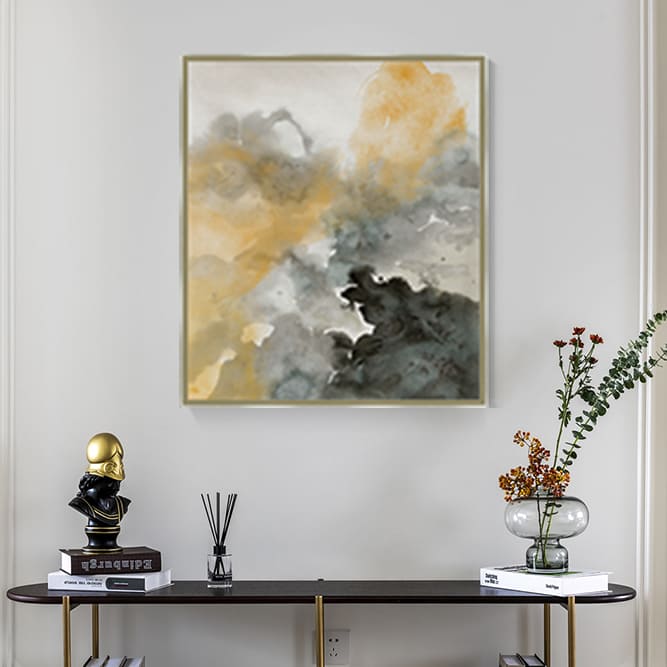 Framed Canvas Prints Chinese Abstract Painting-VisionHouseArt