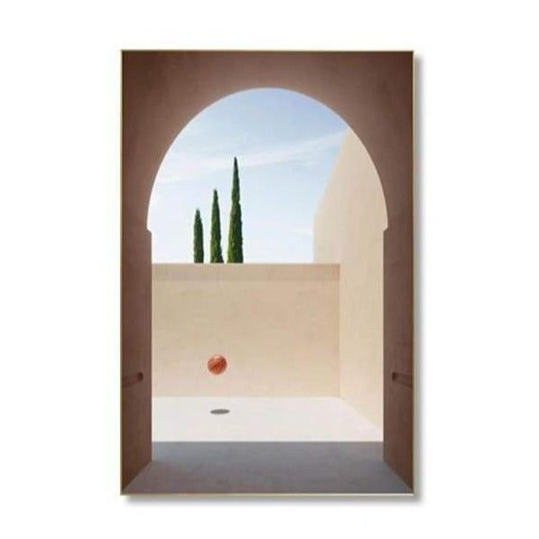 Morocco Cactus Acrylic Glass Prints - VisionHouseArt