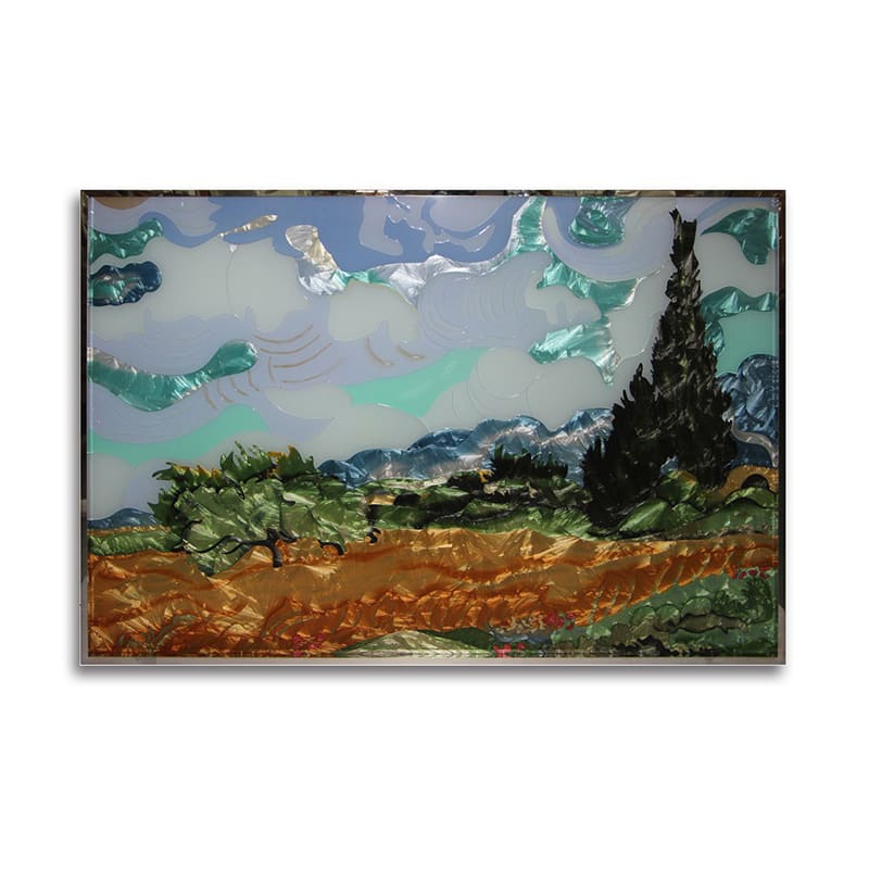 Wheat Field With Cypresses At The Haude Galline Near Eygalieres - VisionHouseArt